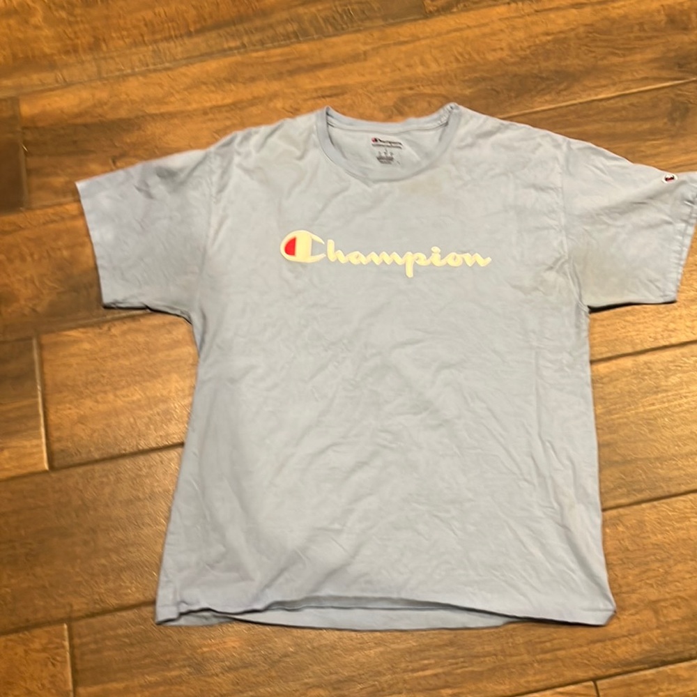Champion Large light blue T-shirt